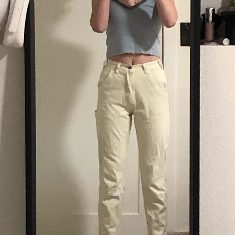 Tan brandy cargo pants